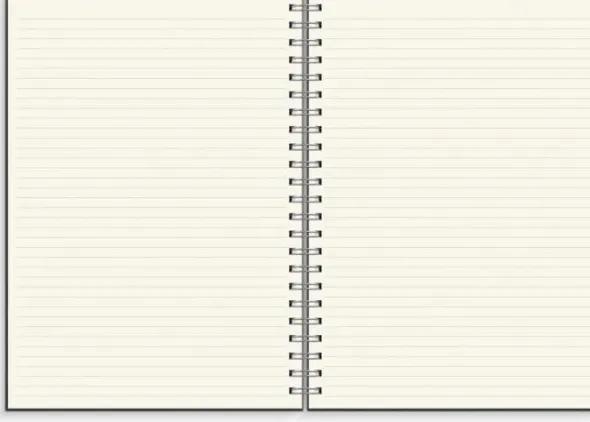 Notebook Textile dark grey lined A4 spiralbunden