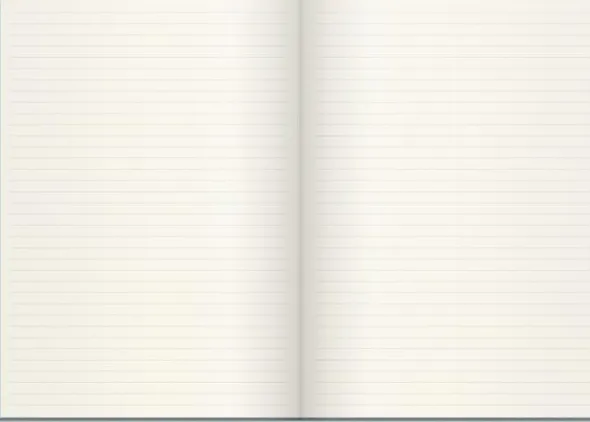 Notebook Textile light blue lined A4