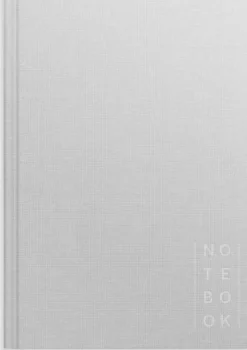 Notebook Textile light grey lined A5