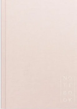 Notebook Textile pink lined A5