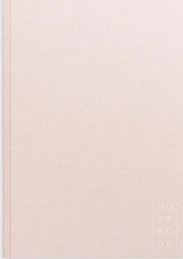 Notebook Textile pink lined A4