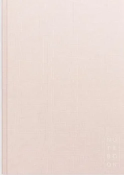 Notebook Textile pink unlined A4