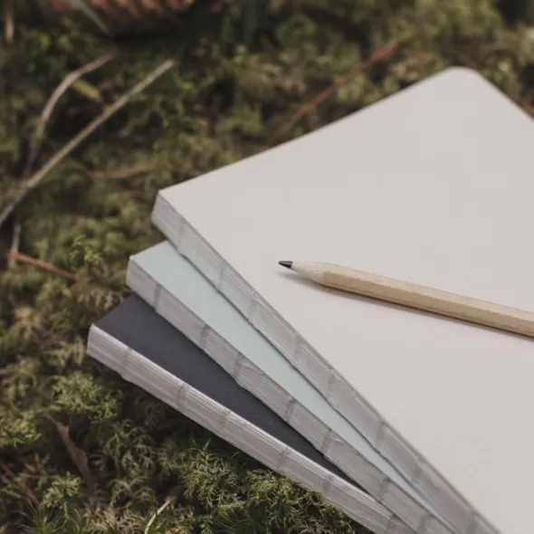 Notebook Thread Bound 120p Plain Foggy Moss
