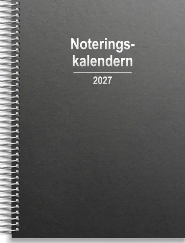 Noteringskalendern refill 2027
