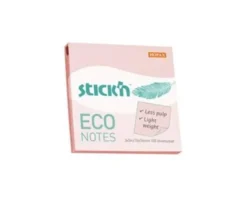 Notes Stick`n 76x76mm recycled rosa