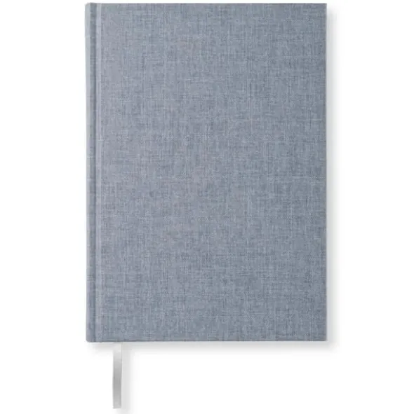 Olinjerad Blank Book A5 256 sidor Denim
