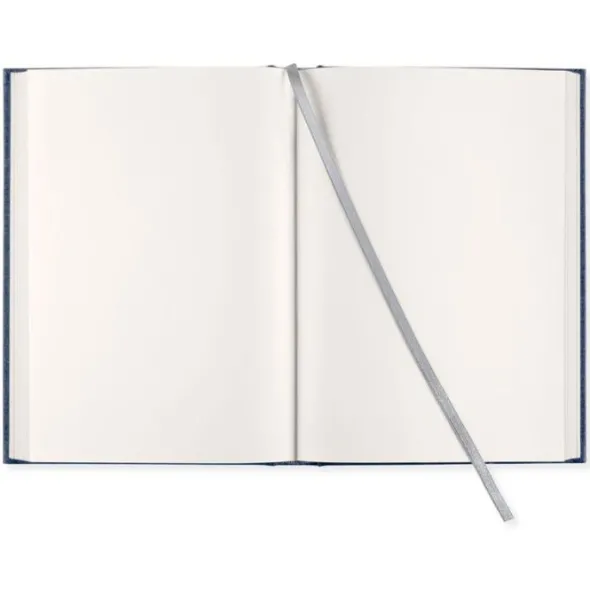 Olinjerad Blank Book A5 256 sidor Dark Denim