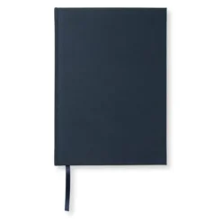 Olinjerad Blank Book A5 - 128 sidor Navy