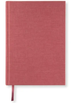 Olinjerad Blank Book A5 256 sidor Red Twist