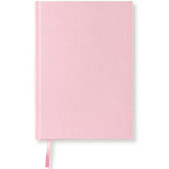 Olinjerad Blank Book A5 - 128 sidor Tea Rose