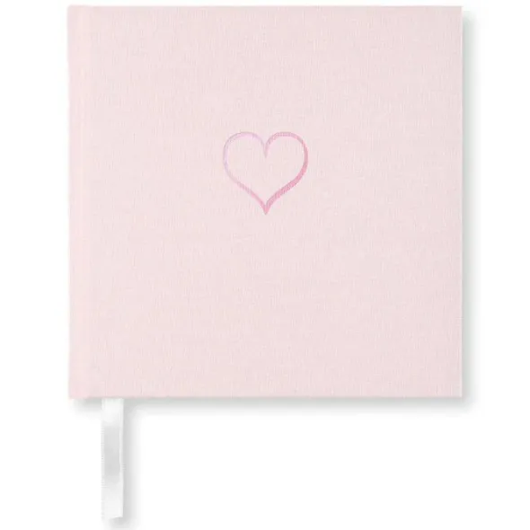 Olinjerad Blank Book Dusty Rose 185x185mm