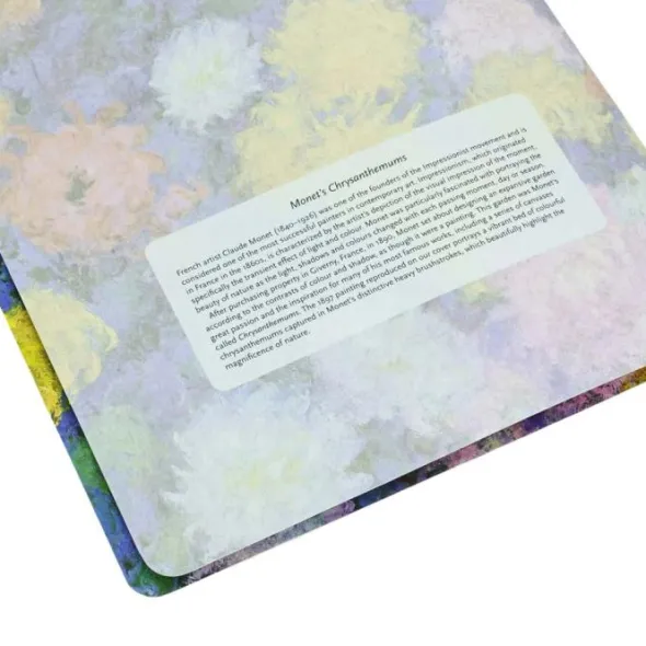 Paperblanks Notebook A4 Unlined Monet´s Chrysanthemums