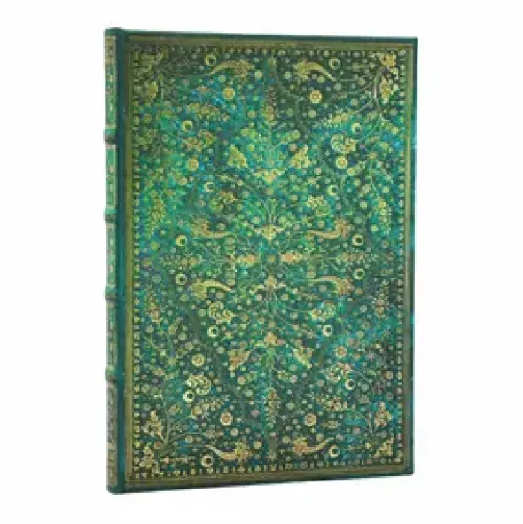 Paperblanks Notebook Midi Emerald Flower lined