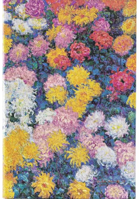 Paperblanks Notebook Midi Monet’s Chrysanthemums unlined