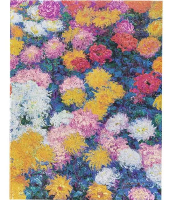 Paperblanks Notebook unlined Ultra Monet´s Chrysanthemums