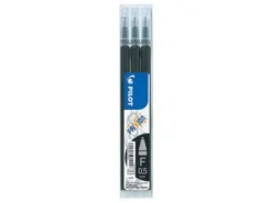 Patron Pilot Frixion 0,5mm svart 3-pack