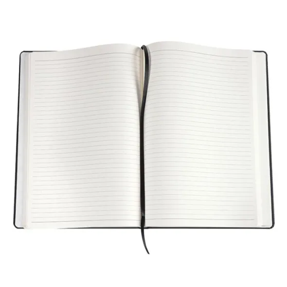 PU Notebook A4 linjerad Svart