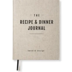 Recipe & Dinner Journal Rough Linen