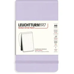 Reporter Notepad A6 hard cover Dotted Lilac