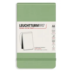 Reporter Notepad A6 hard cover Dotted Sage