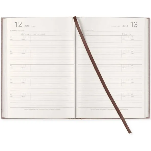 5-årsdagbok Brown Oak