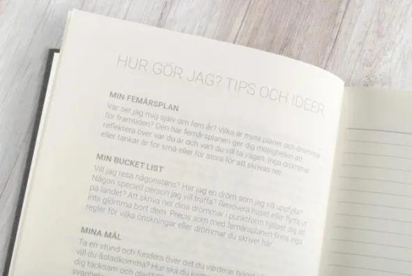5-årsdagbok Dark Denim