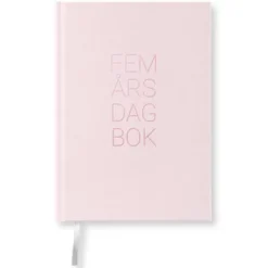 5-årsdagbok Dusty Rose