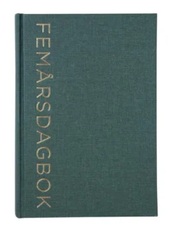 5-årsdagbok - Mossgrön