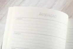 10-årsdagbok - Rough Linen