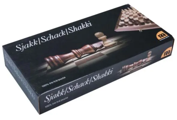 Schakspel trämosaik