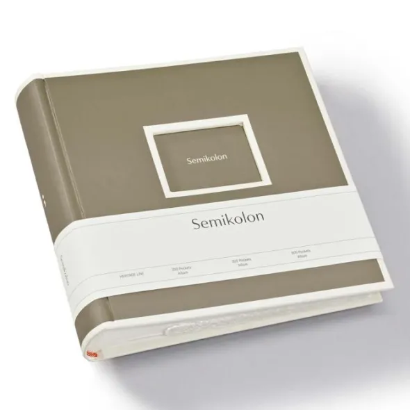 Semikolon Photo Album 200 pockets Fango