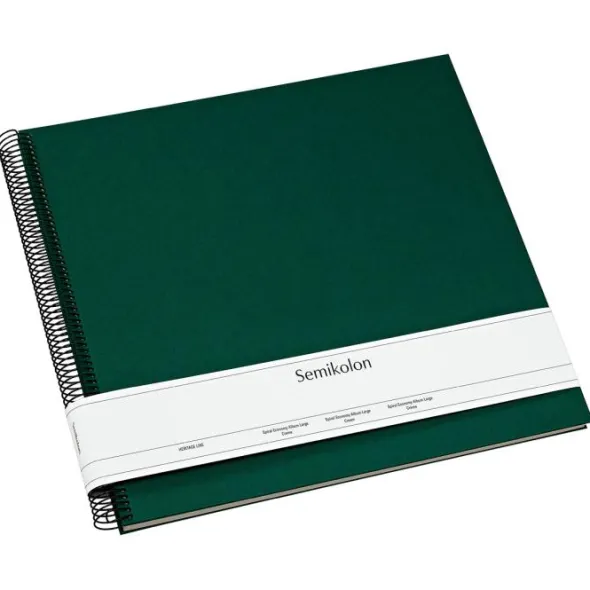 Semikolon Spiral Album Large cream Forest