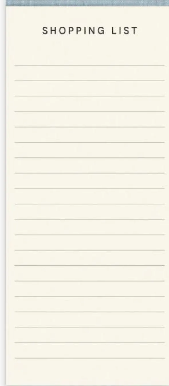 Shopping list Textile