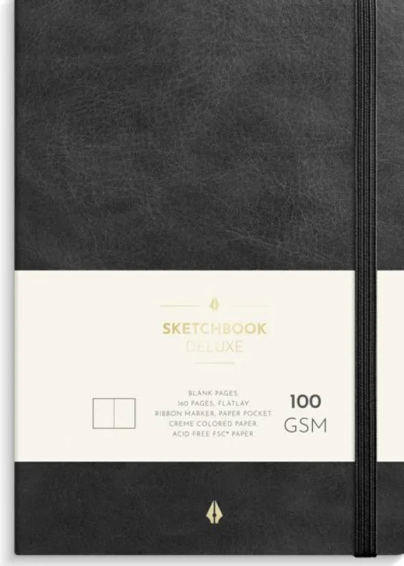 Sketchbook Deluxe A5 black
