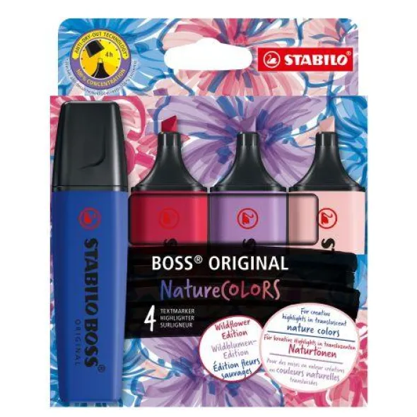 Stabilo Boss Wildflower 4-pack