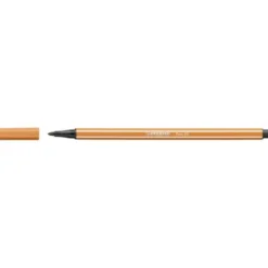 Stabilo 68/89 Fiberpenna Mörkockra