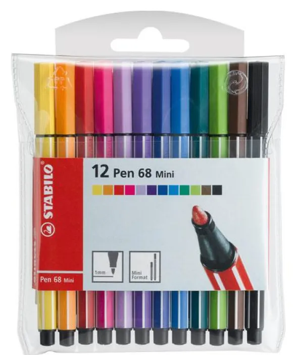 Stabilo Pen 68 mini 12-pack