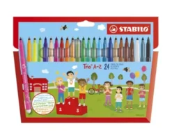 Stabilo Trio Fiberpennor 24-pack