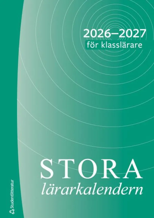 Stora lärarkalendern för klasslärare 2026/2027