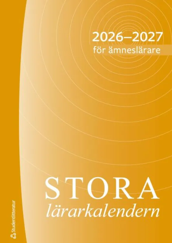 Stora lärarkalendern för ämneslärare 2026/2027