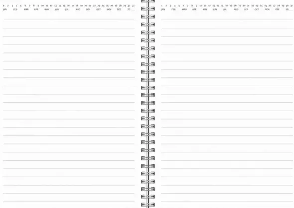 Stora Noteskalendern svart konstläder 2027