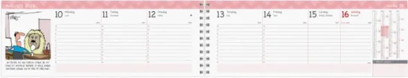Stor Plankalender Humor 2026