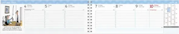 Stor Plankalender Humor 2027