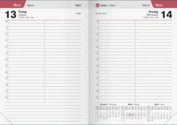 Timkalender 2027