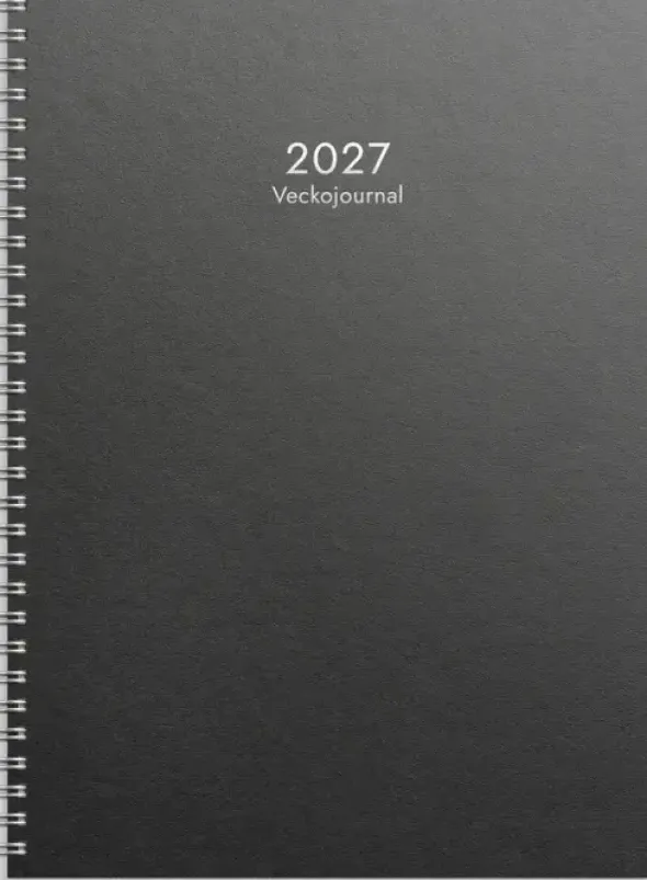 Veckojournal kalenderrefill 2027