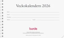 Veckokalendern refill 2026