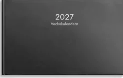 Veckokalendern svart plast 2027