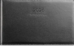Veckokalendern svart skinn 2026