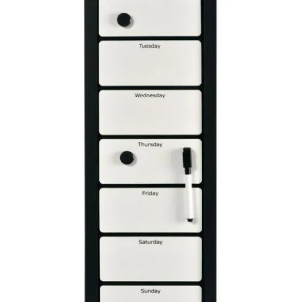 Veckoplaneringstavla Whiteboard 20x60cm