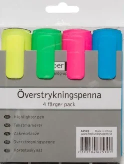 Överstrykningspenna 4-pack